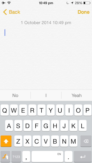 recupero note iphone 6